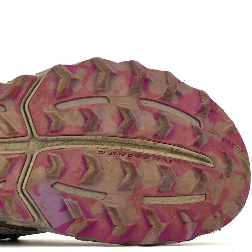 Brooks Cascadia 17 Trail Shoe - Women Size 7.5 'Oyster/Blackened Pearl/Purple' - Picture 11 of 15